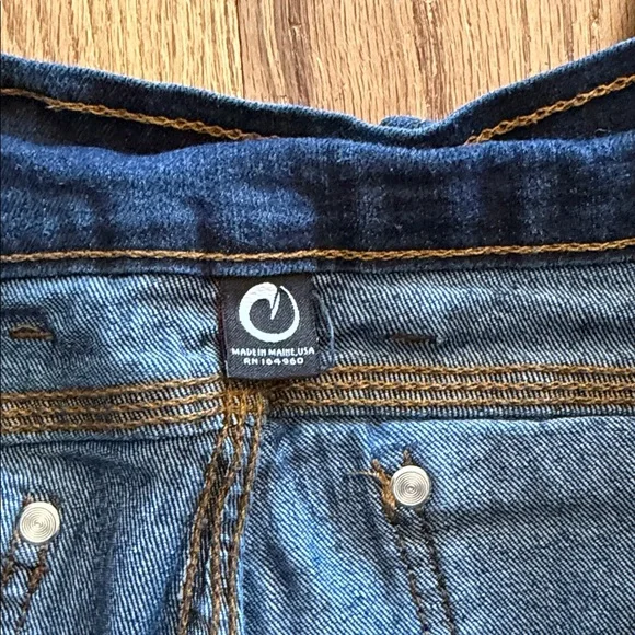 Origin Men's Jeans D68 34C Dark Wash Tapered Stretch Slim Denim Jeans - Picture 7 of 11